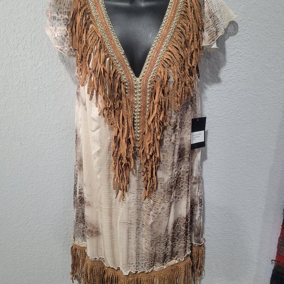 Brand new fringe dress - Picture 1 of 6